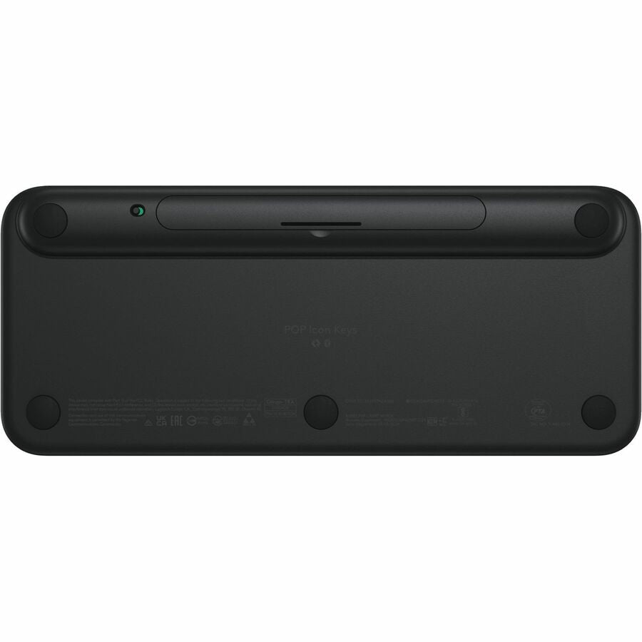 Logitech POP ICON KEYS Wireless Bluetooth Keyboard, Comfortable Typing, Programmable Keys, Easy-Switch Between up to 3 Devices (Graphite & Green) - 920-013143