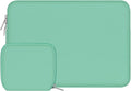 MOSISO Laptop Case 13.3 inch, 13-13.3 inch Laptop Sleeve Bag Compatible with MacBook Air/Pro 13 / Pro 14, HP Dell ASUS Lenovo Notebook, Neoprene Computer Sleeve Bag with Small Case, Biscay Green