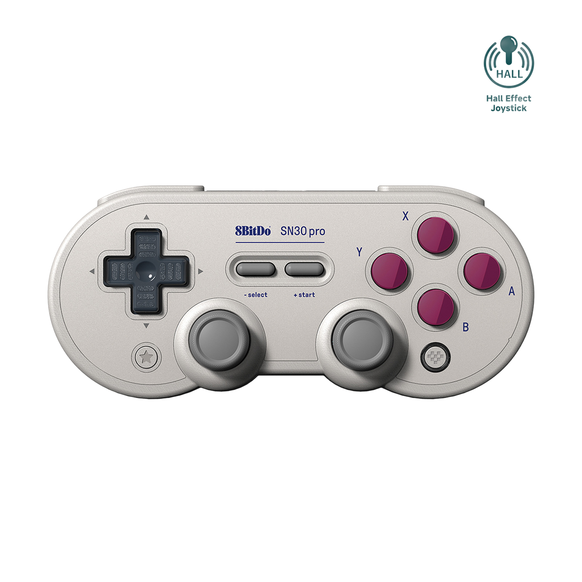 8BitDo SN30 Pro Bluetooth Gamepad - Hall Effect Joystick (80GQ)