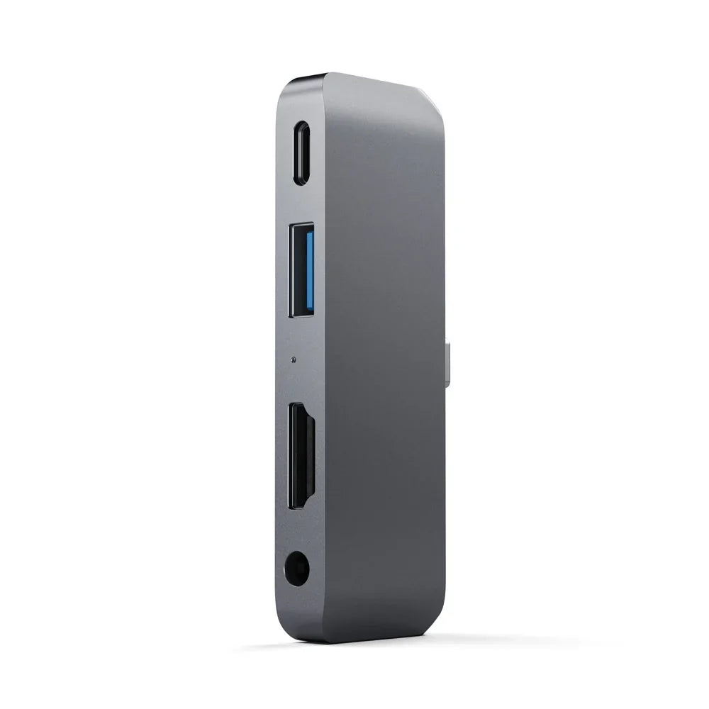 Satechi Type-C / USB-C Aluminium Clamp 4K USB Hub Pro - Space Grey ST-TCMPHM 879961008031